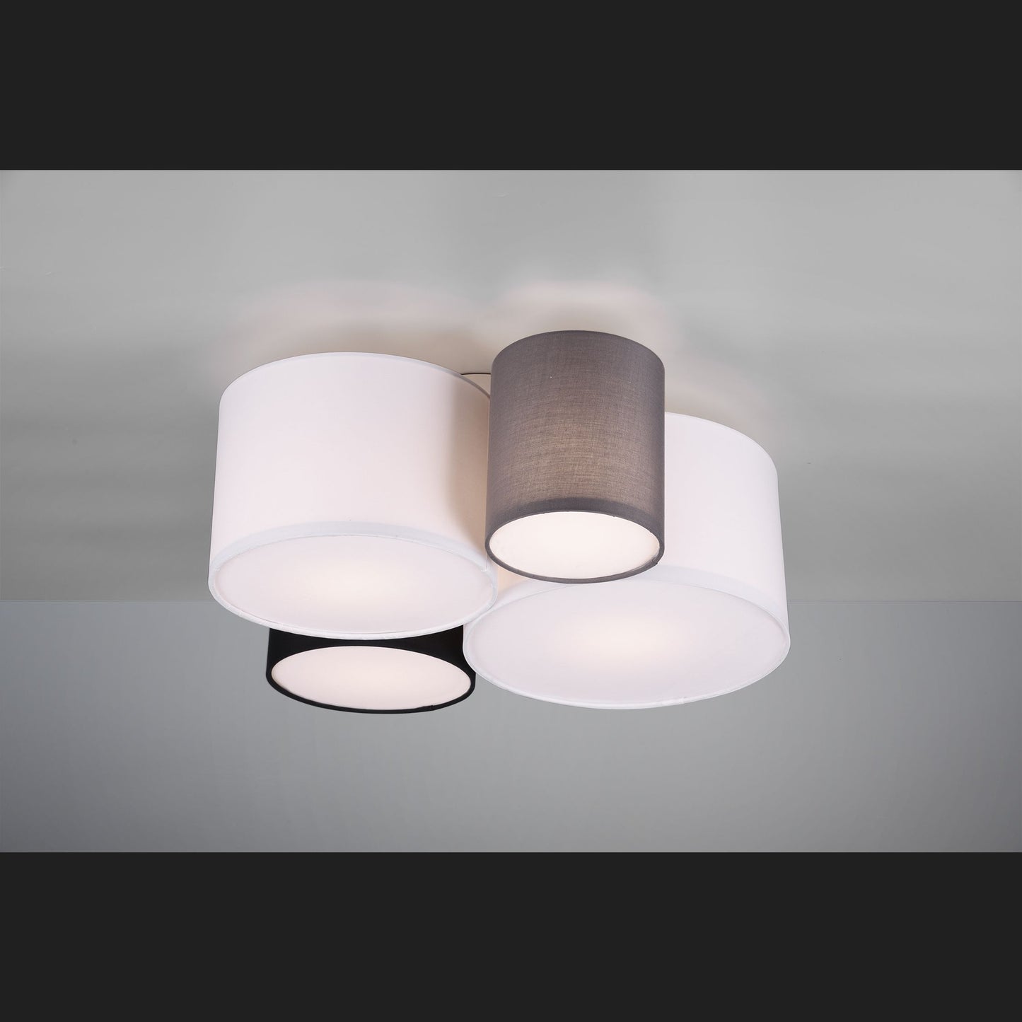 Hotel  - Ceiling lamp - Black - Trio