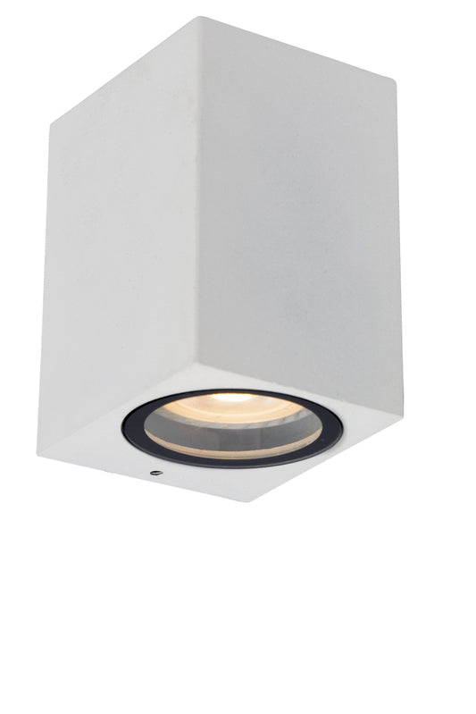 Lucide ZARO - Wall spotlight / Wall light Indoor/Outdoor - 1x GU10 - IP44 - White