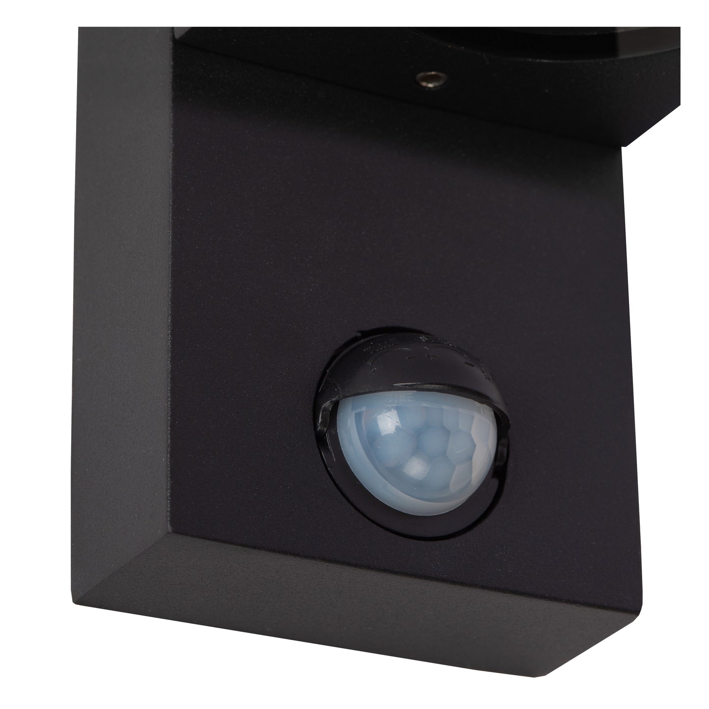 Lucide ZARO IR - Wall spotlight / Wall light Indoor/Outdoor - 1x GU10 - IP65 - Motion & Day/Night Sensor - Black