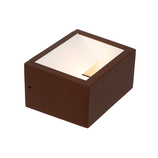 Lucide BRIDA - Rechargeable Wall light Indoor/Outdoor - Battery pack/batteries - LED Dim. - 1x3,7W 2700K - IP54 - Rust Brown