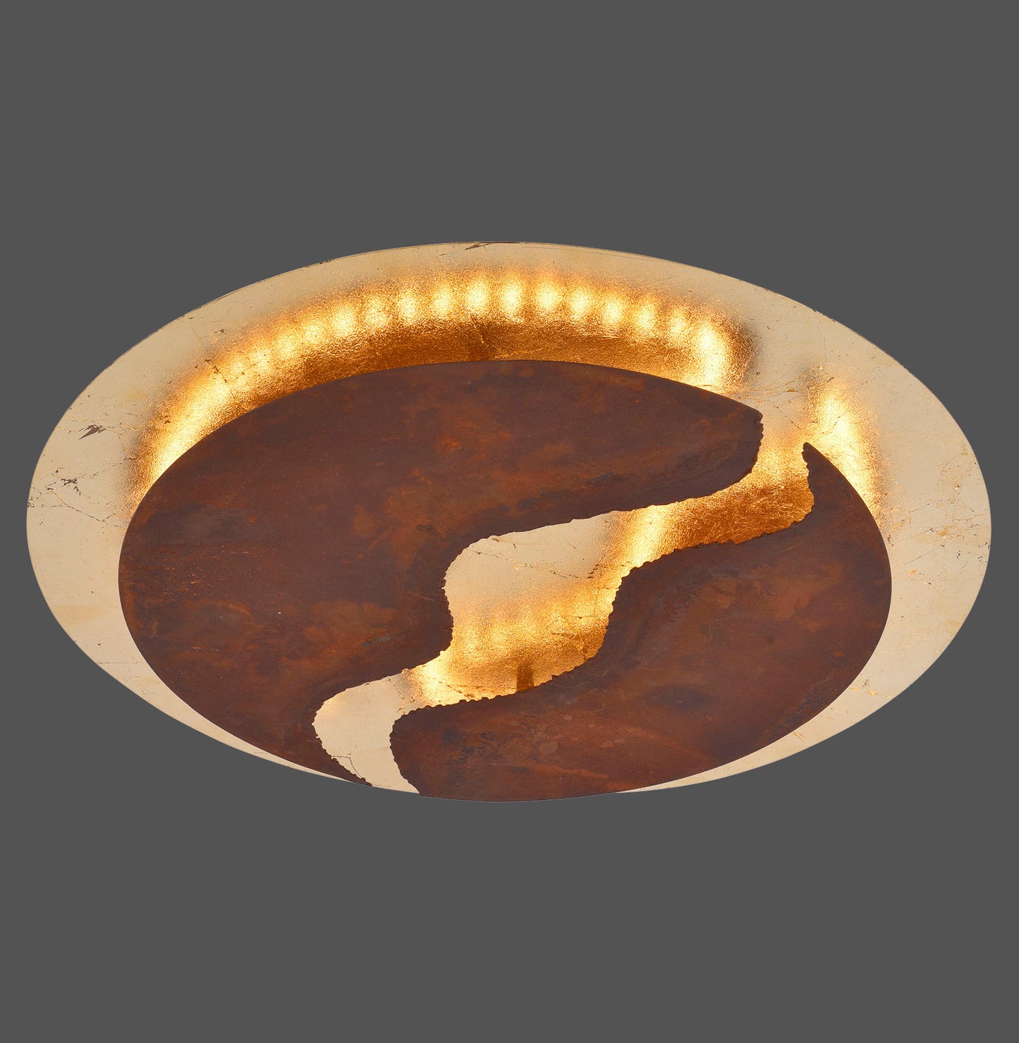 Nevis - Ceiling Light - Rusty Coloured - By Paul Neuhaus - (6983-48)