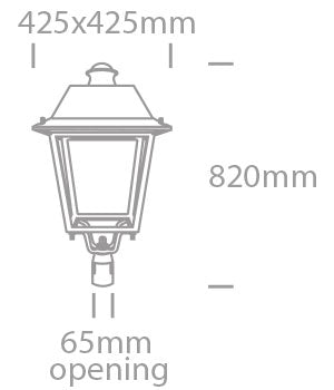 The LED Park Lantern Die cast