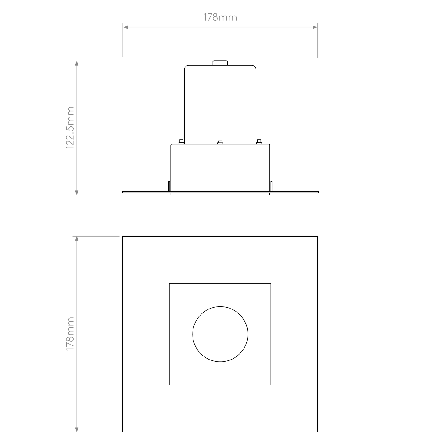 Trimless Square