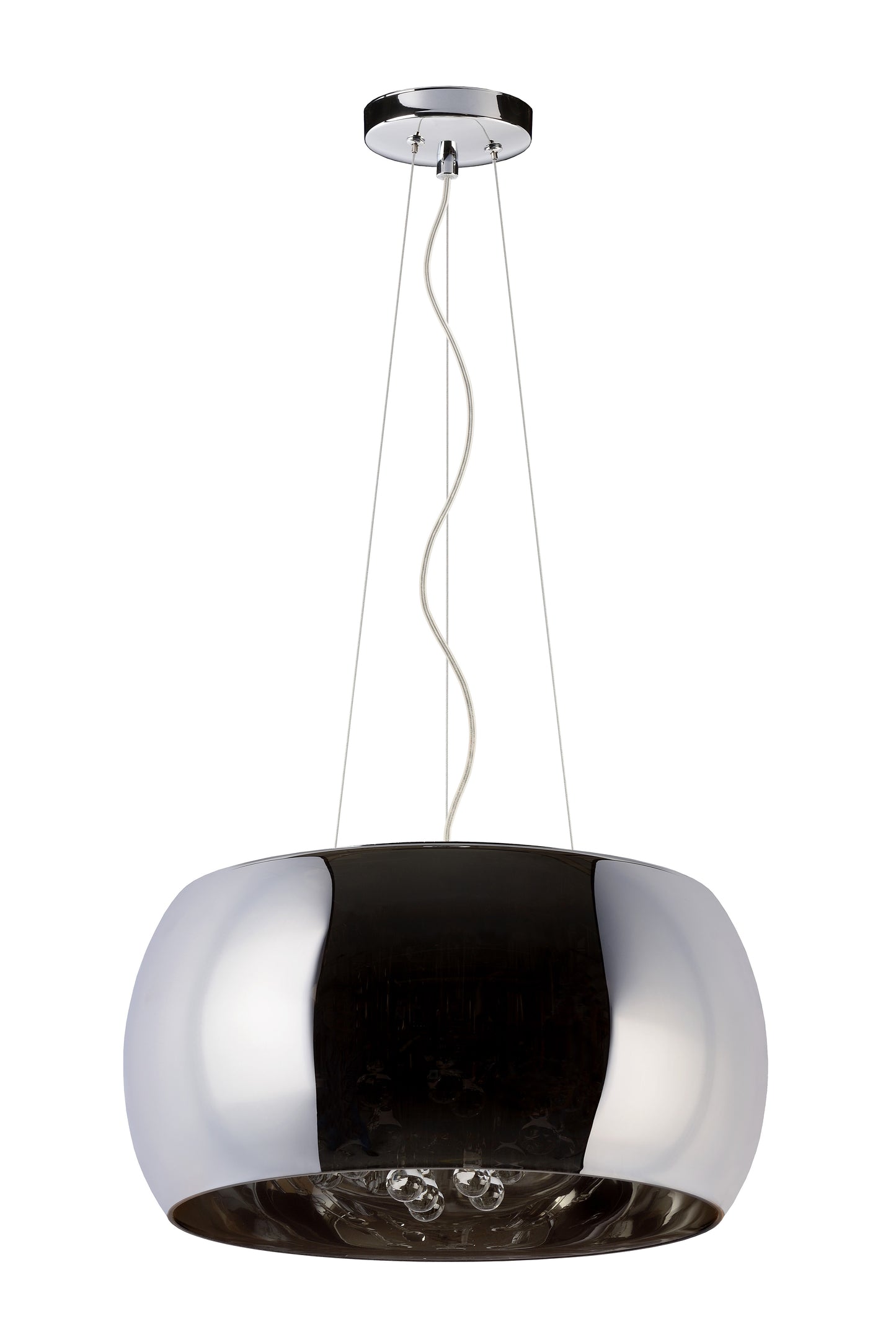 Lucide PEARL - Pendant light - Ø 50 cm - 6xG9 - Chrome