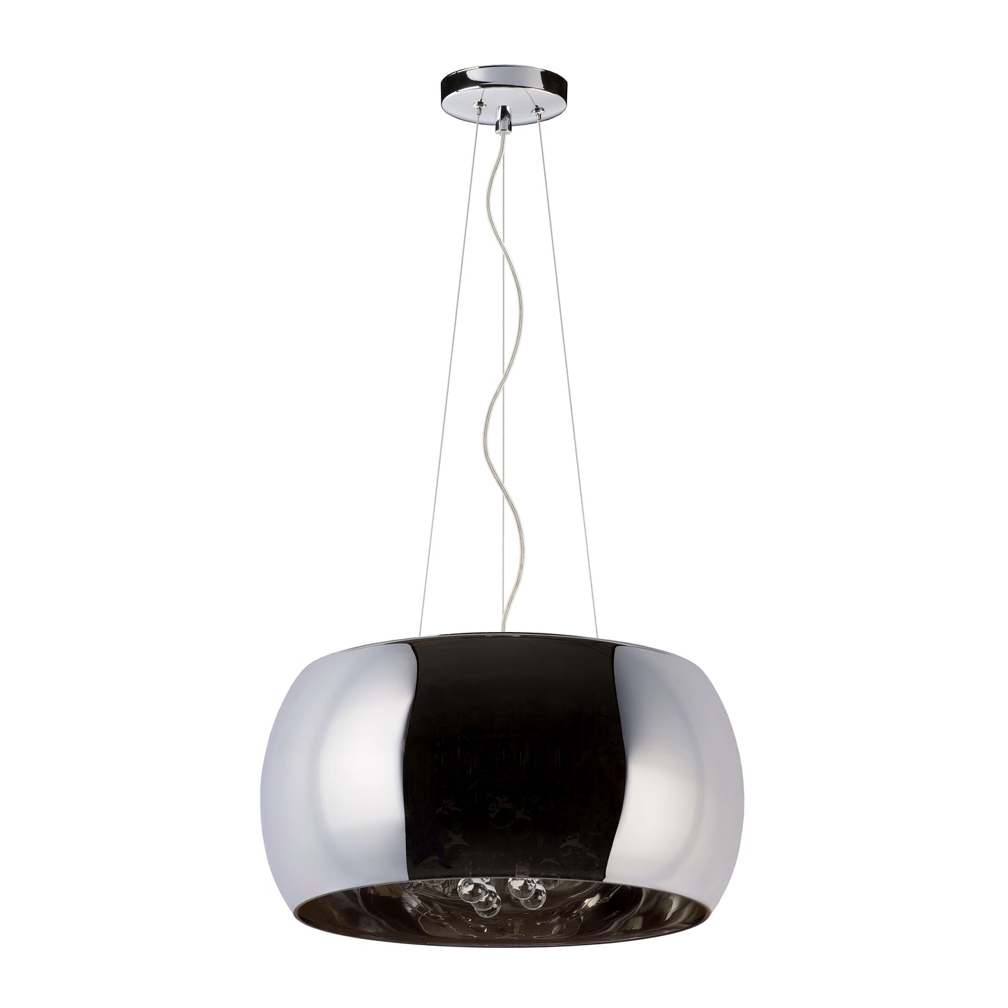 Lucide PEARL - Pendant light - Ø 50 cm - 6xG9 - Chrome