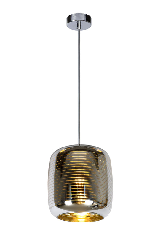 Lucide ERYN - Pendant light - Ø 20 cm - 1xE27 - Chrome