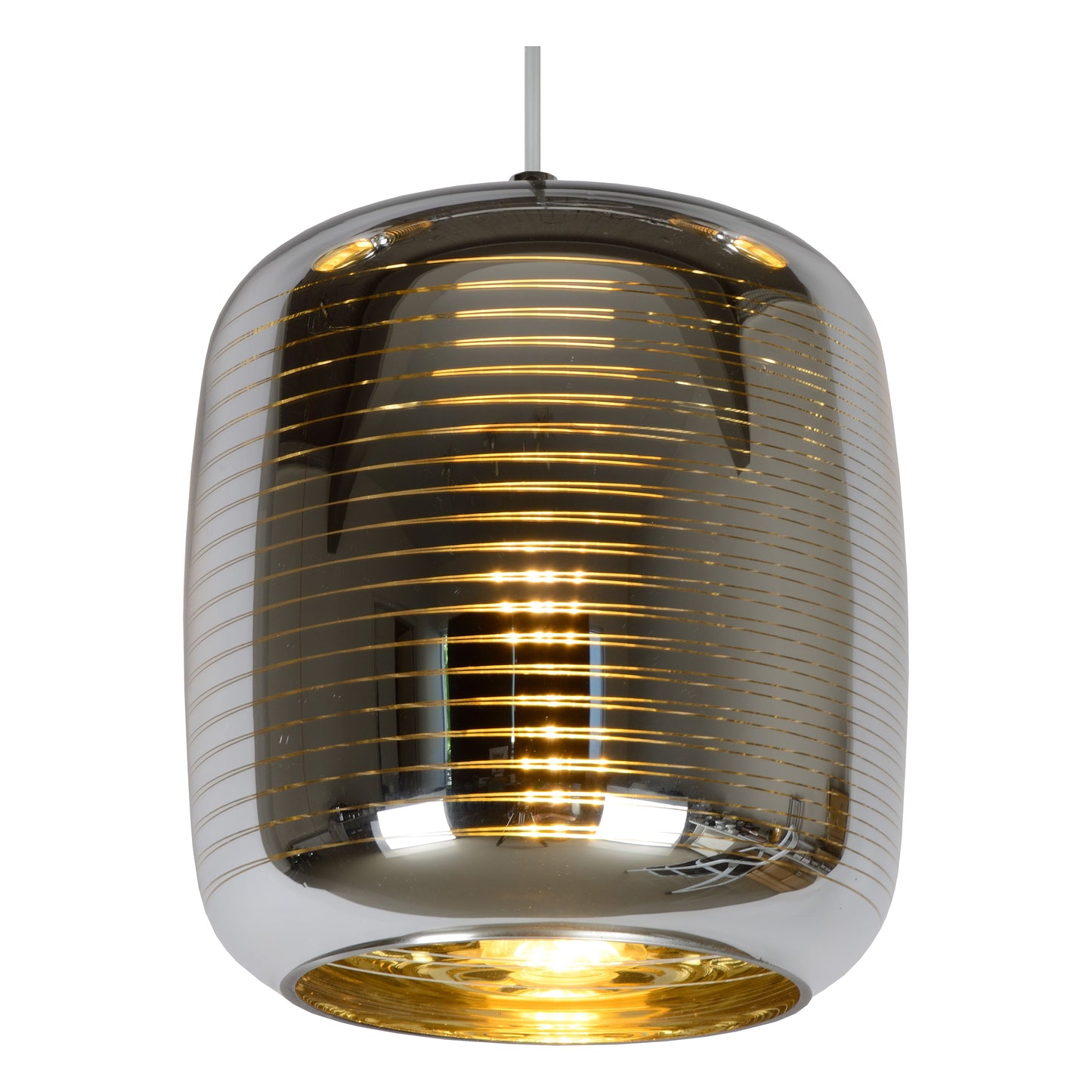 Lucide ERYN - Pendant light - Ø 20 cm - 1xE27 - Chrome