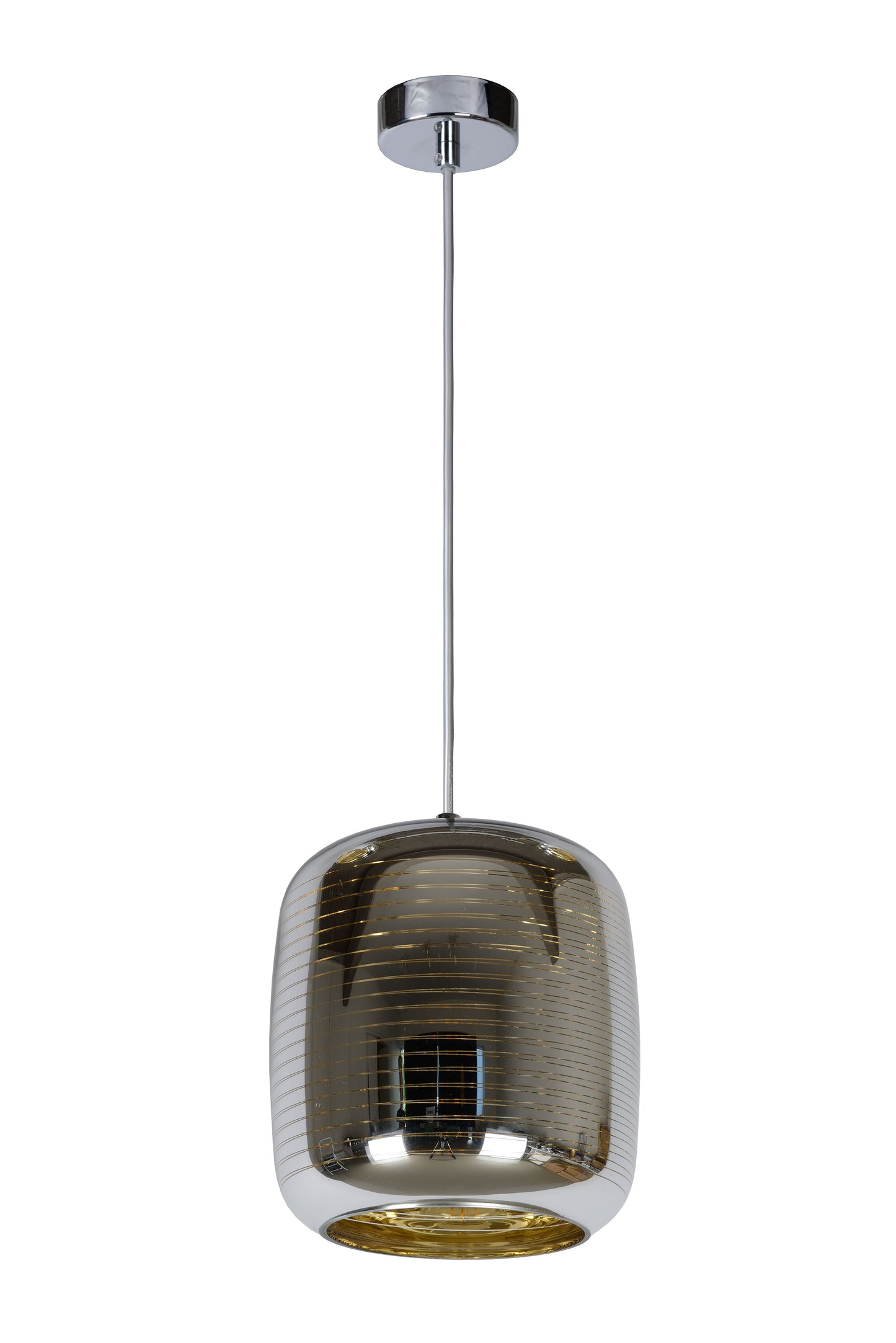 Lucide ERYN - Pendant light - Ø 20 cm - 1xE27 - Chrome