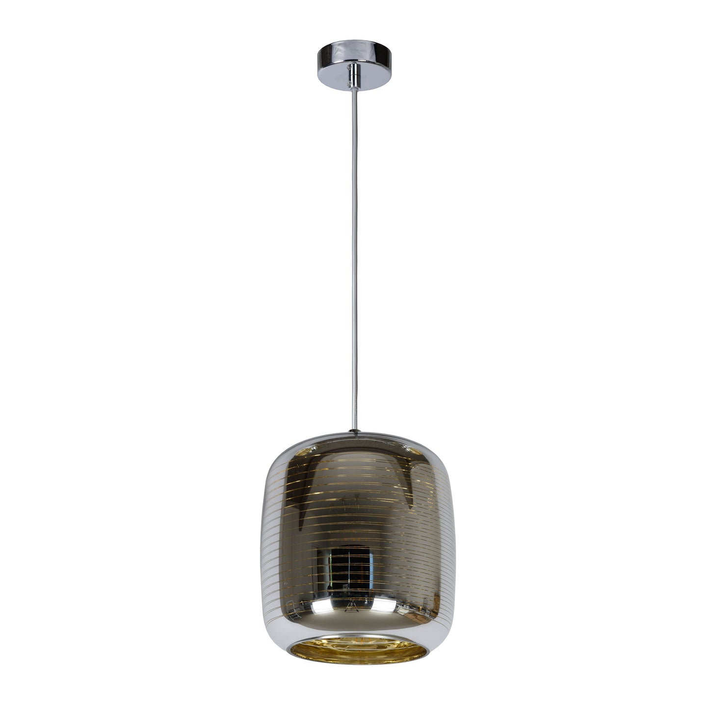 Lucide ERYN - Pendant light - Ø 20 cm - 1xE27 - Chrome