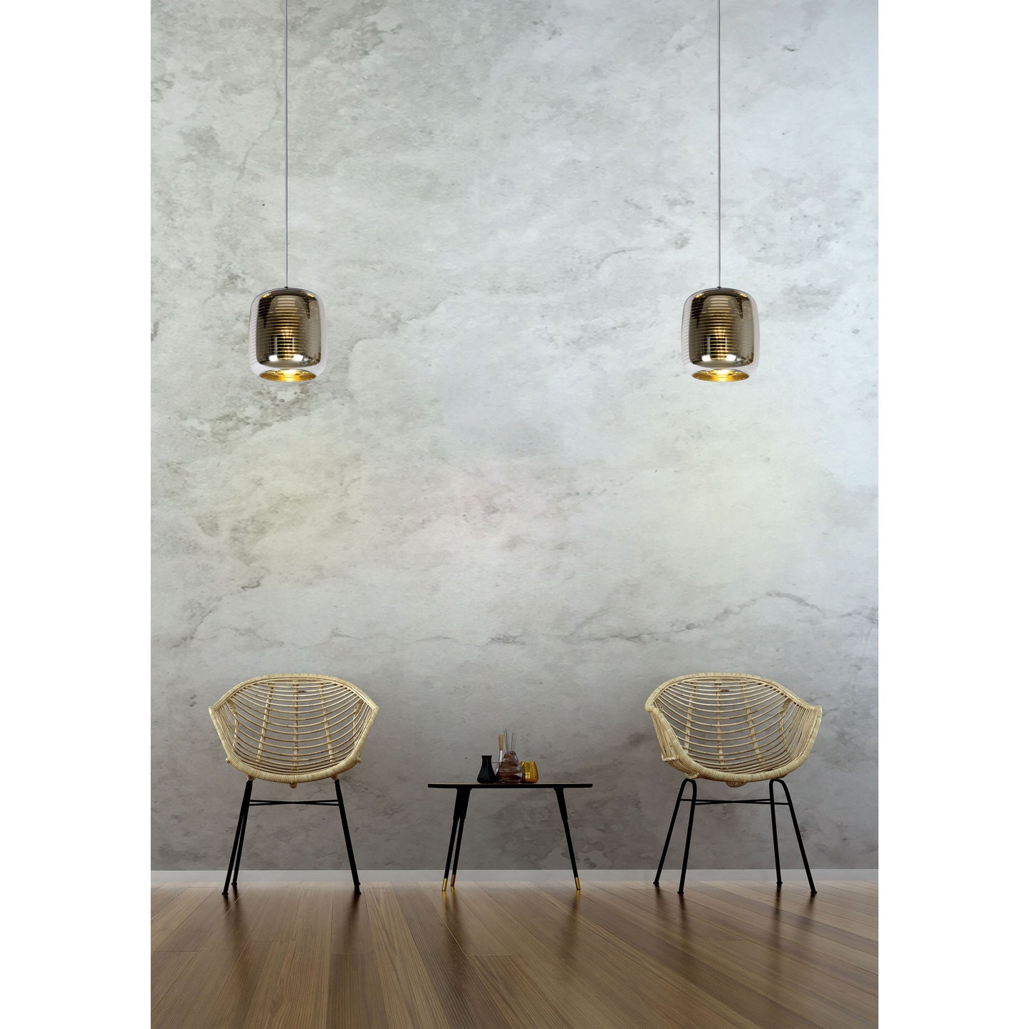 Lucide ERYN - Pendant light - Ø 20 cm - 1xE27 - Chrome