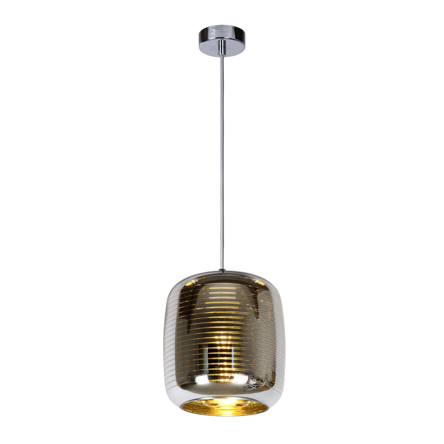 Lucide ERYN - Pendant light - Ø 20 cm - 1xE27 - Chrome