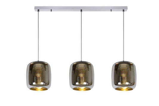 Lucide ERYN - Pendant light - 3xE27 - Chrome