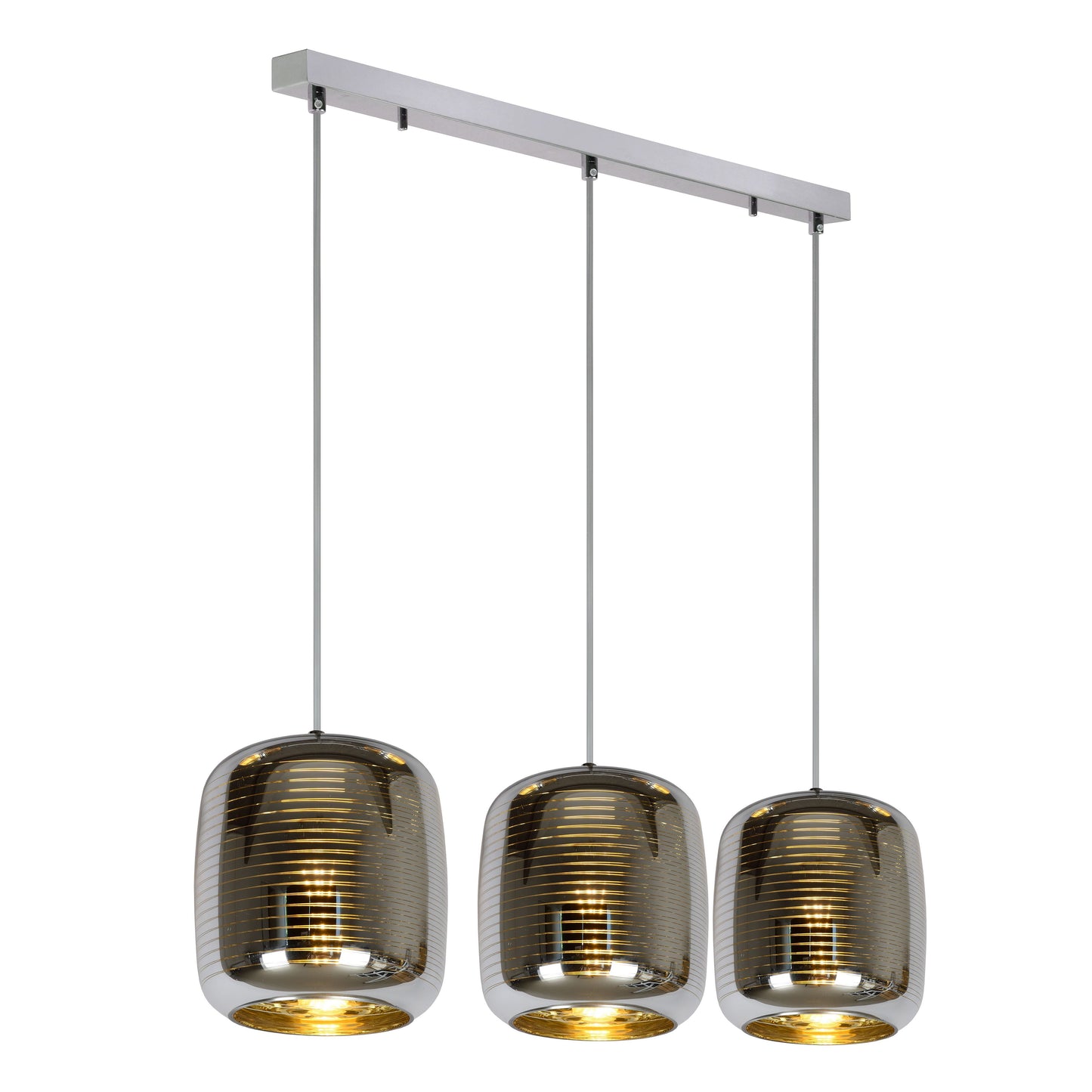 Lucide ERYN - Pendant light - 3xE27 - Chrome