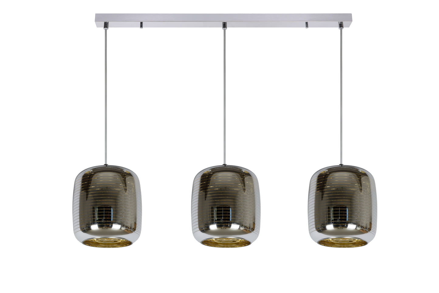 Lucide ERYN - Pendant light - 3xE27 - Chrome