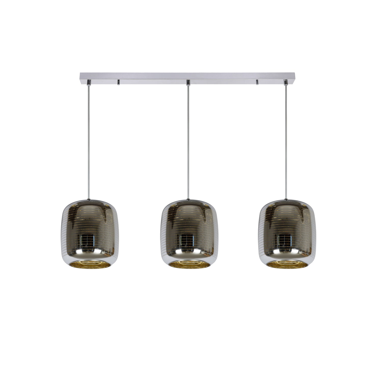 Lucide ERYN - Pendant light - 3xE27 - Chrome