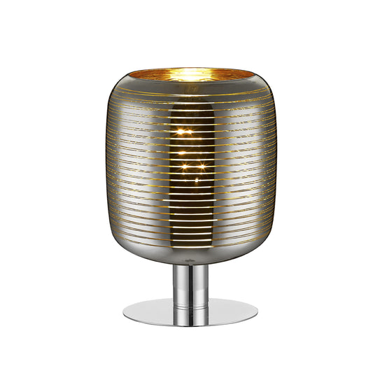 Lucide ERYN - Table lamp - Ø 20 cm - 1xE27 - Chrome