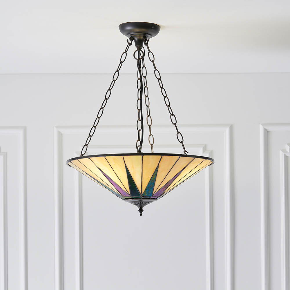 Dark star Large inverted 3lt pendant