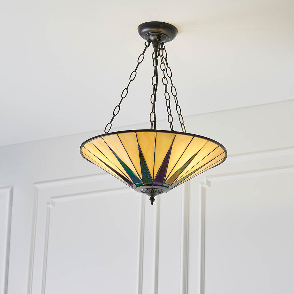 Dark star Large inverted 3lt pendant