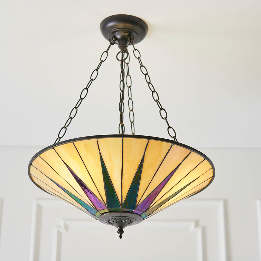 Dark star Large inverted 3lt pendant