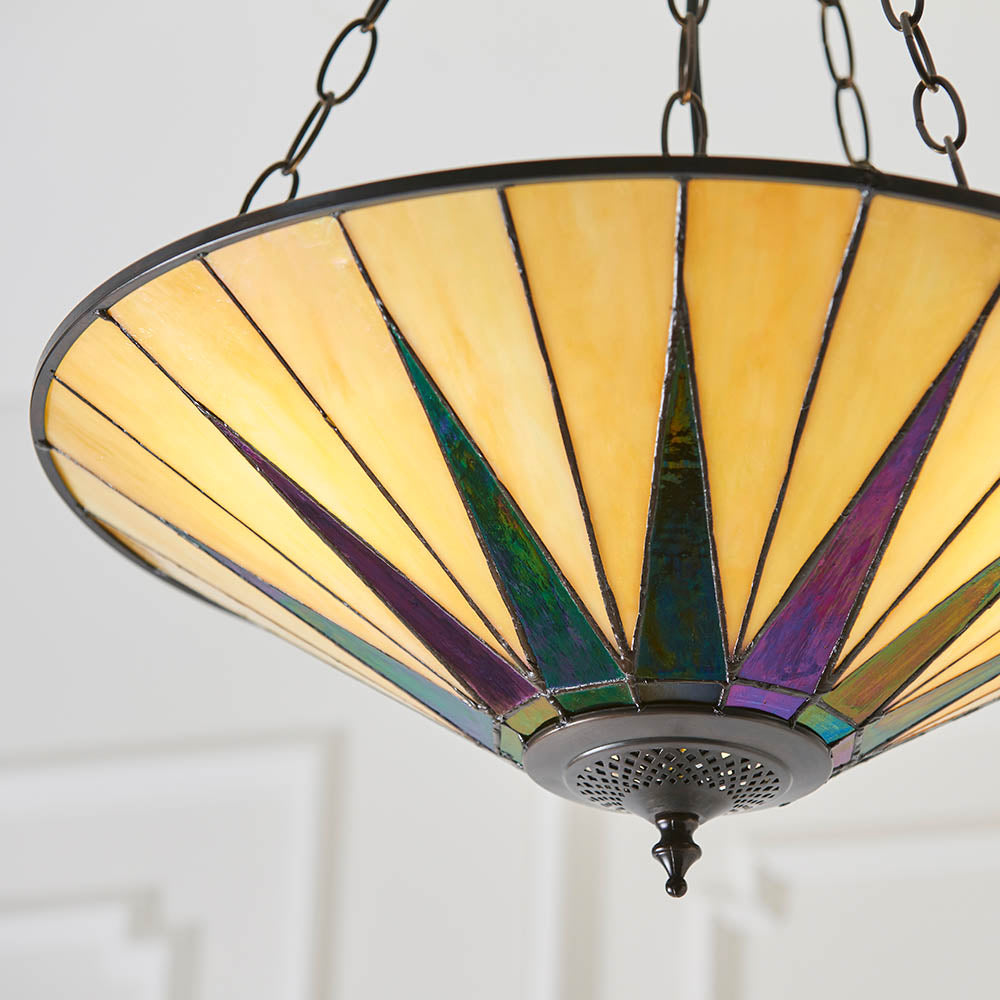 Dark star Large inverted 3lt pendant