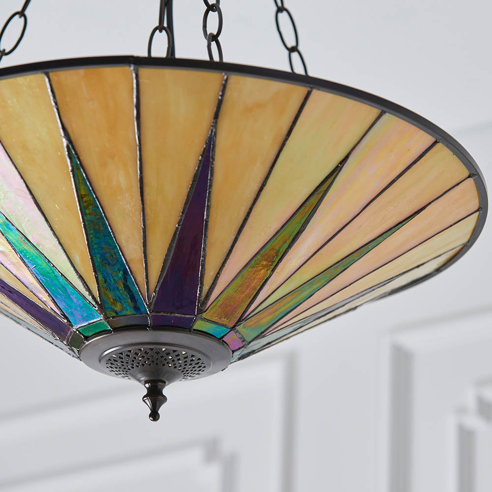 Dark star Large inverted 3lt pendant