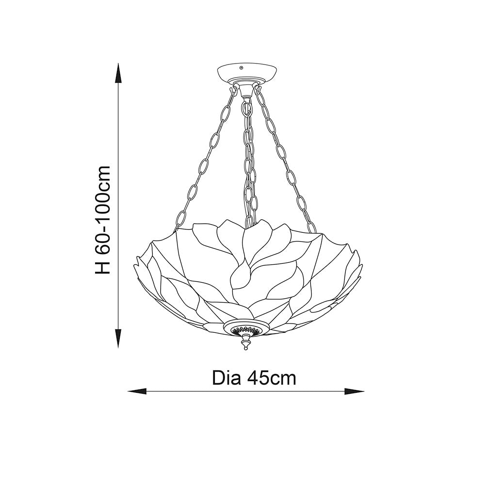 Botanica Inverted 3lt pendant