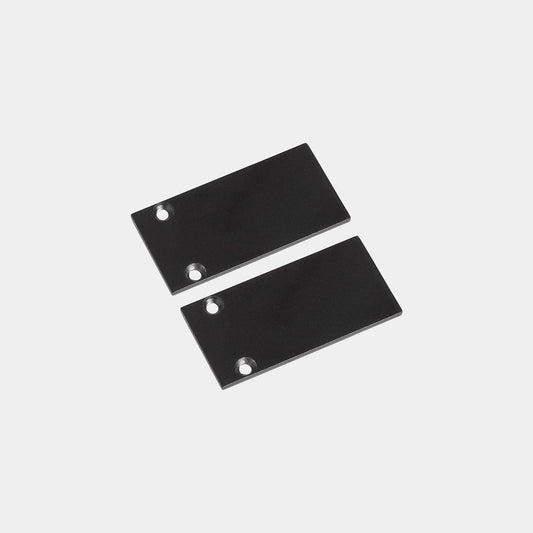 Blank covers (2 u.)Accessory Track low voltage Cover Kit- Black