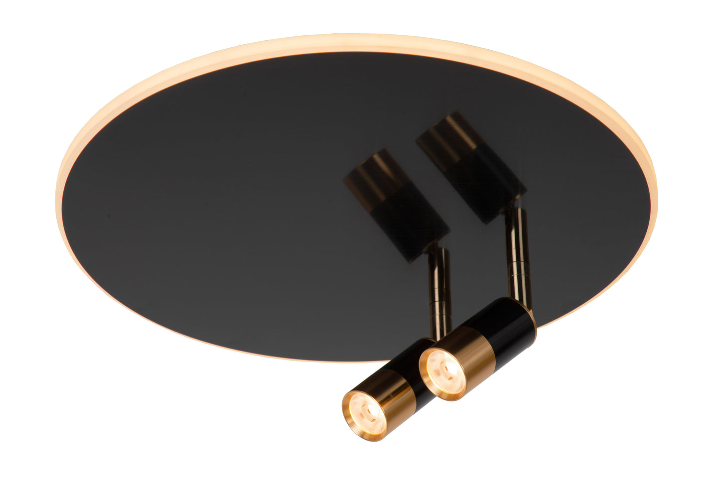 Lucide JUBEL - Flush ceiling light - Ø 40 cm - LED Dim. - 2700K - Gun Metal