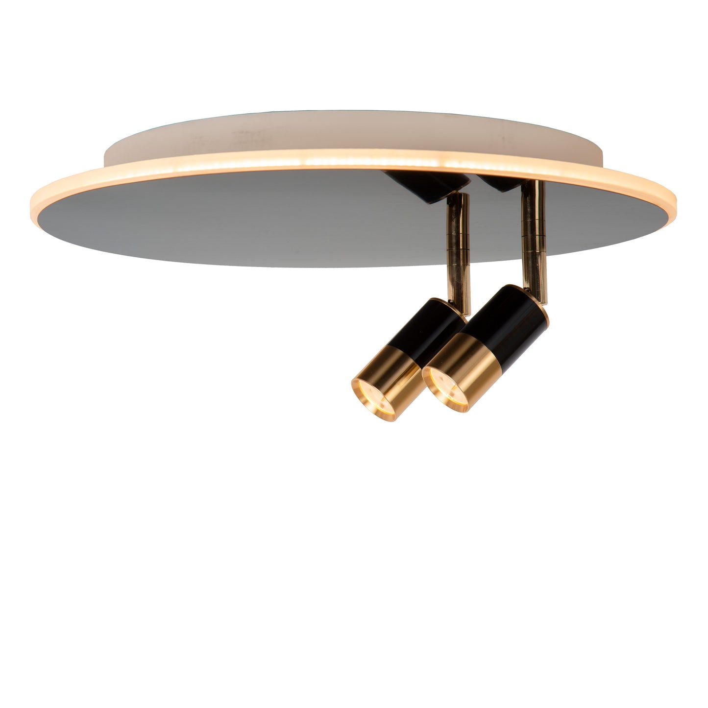 Lucide JUBEL - Flush ceiling light - Ø 40 cm - LED Dim. - 2700K - Gun Metal