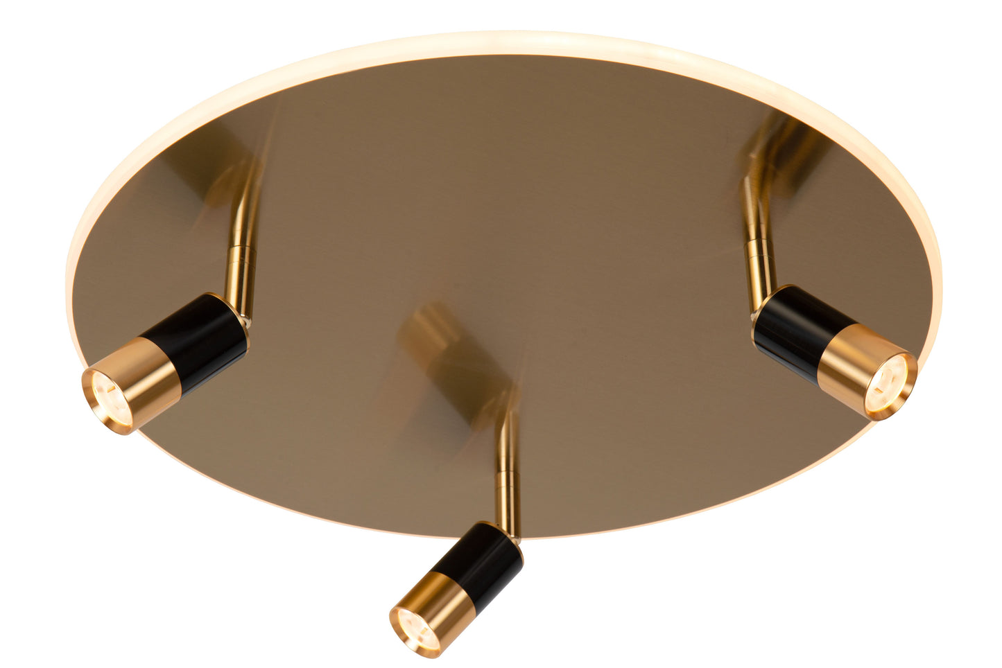 Lucide JUBEL - Flush ceiling light - Ø 48 cm - LED Dim. - 2700K - Matt Gold / Brass