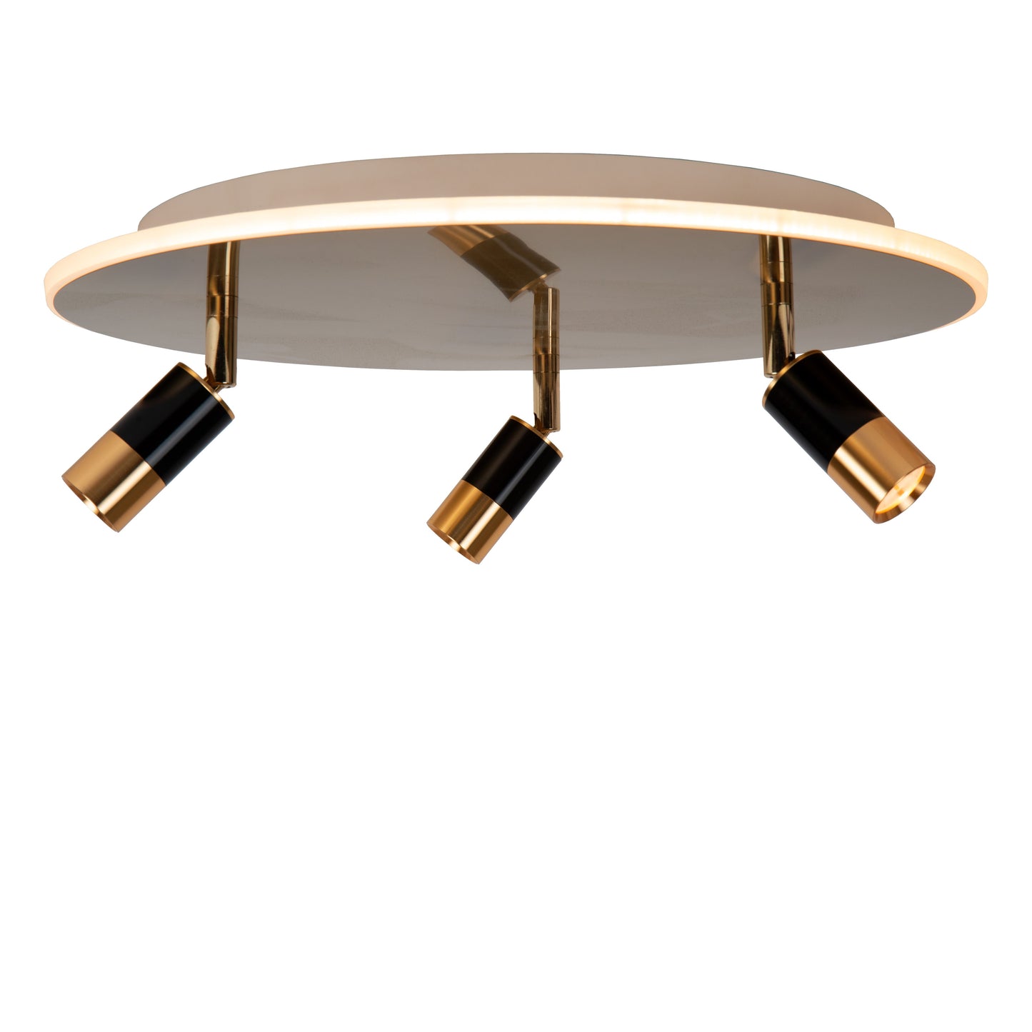 Lucide JUBEL - Flush ceiling light - Ø 48 cm - LED Dim. - 2700K - Matt Gold / Brass