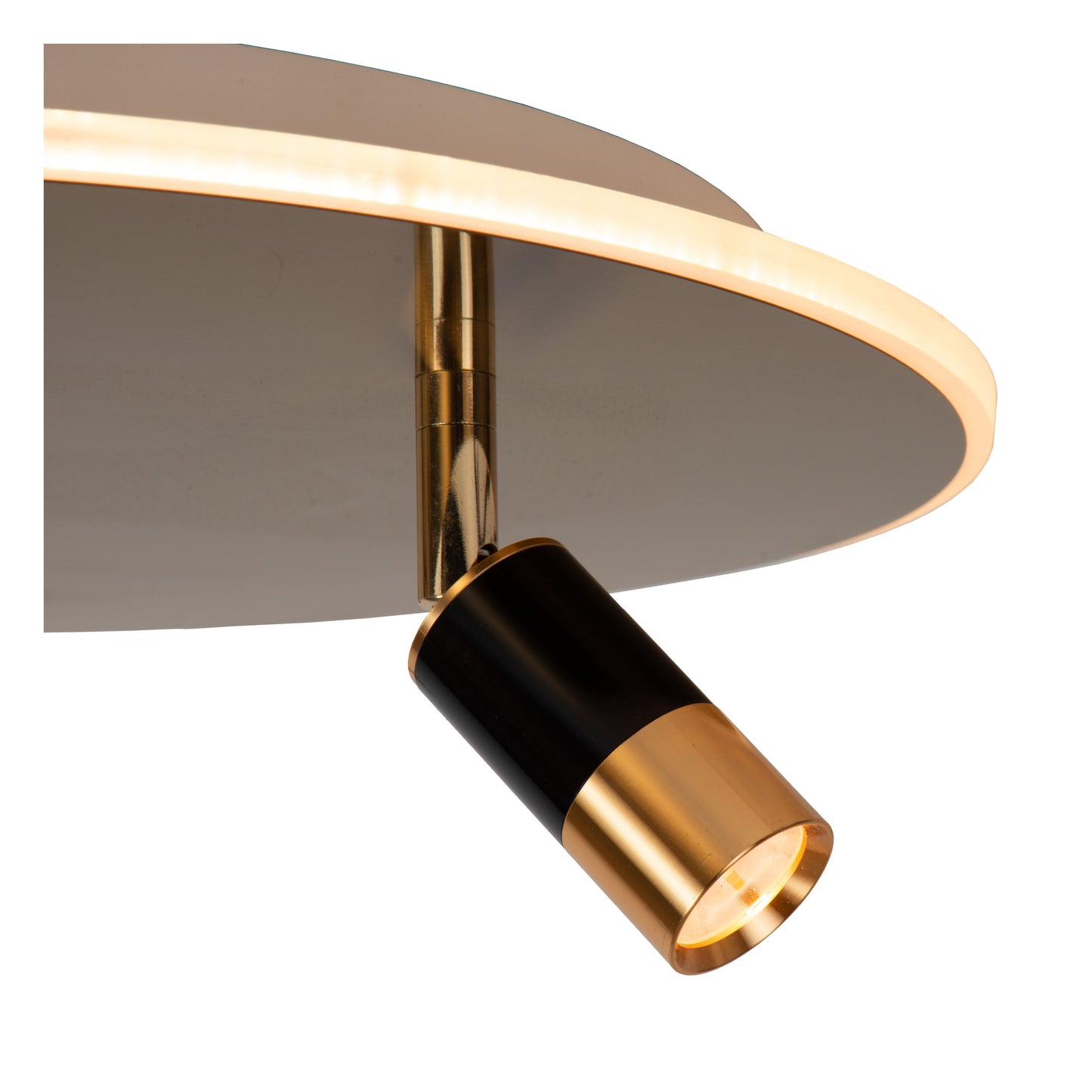 Lucide JUBEL - Flush ceiling light - Ø 48 cm - LED Dim. - 2700K - Matt Gold / Brass