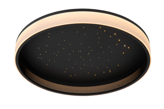 Lucide ESTREJA - Flush ceiling light - Ø 40 cm - LED Dim. - 2500K/3000K - Black