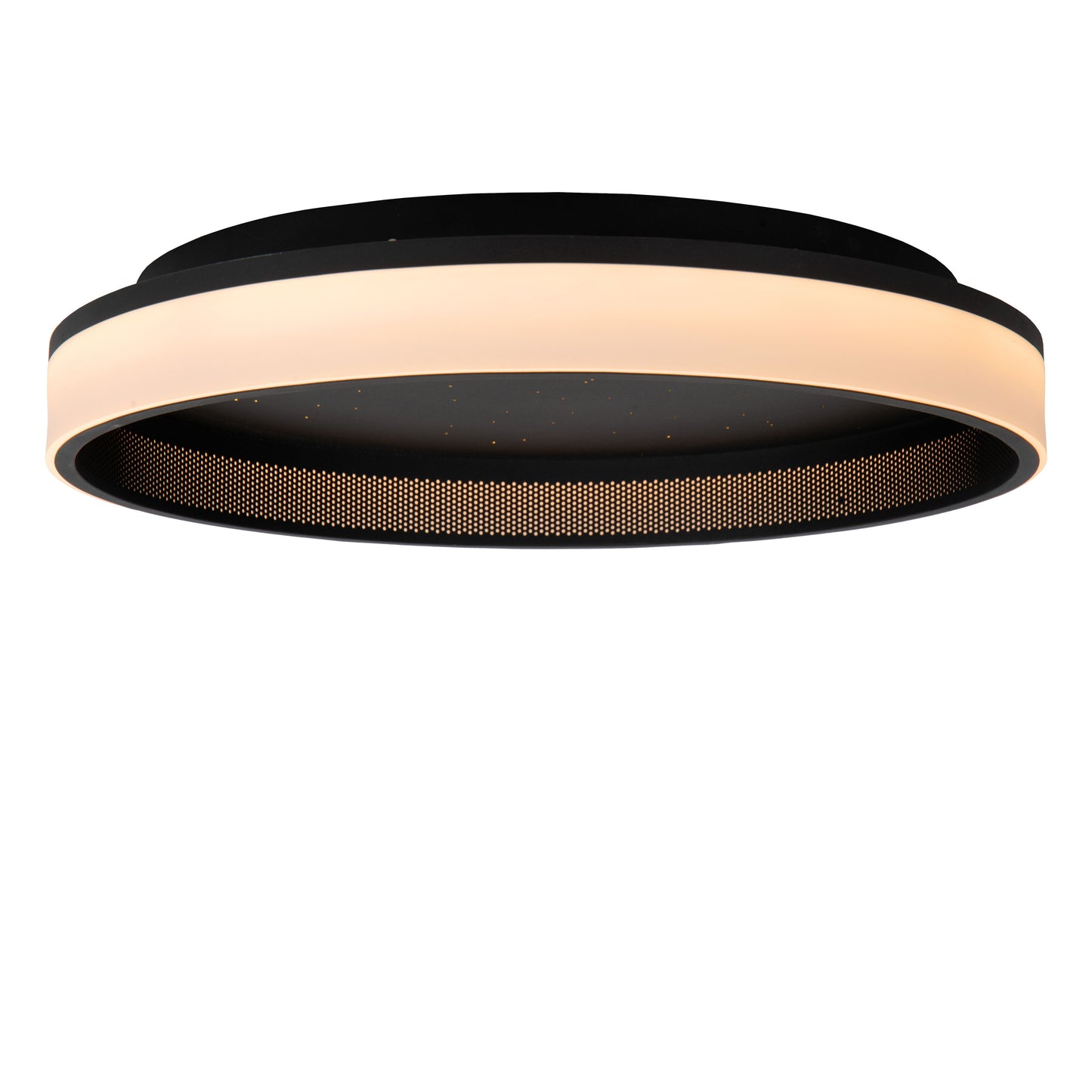 Lucide ESTREJA - Flush ceiling light - Ø 40 cm - LED Dim. - 2500K/3000K - Black