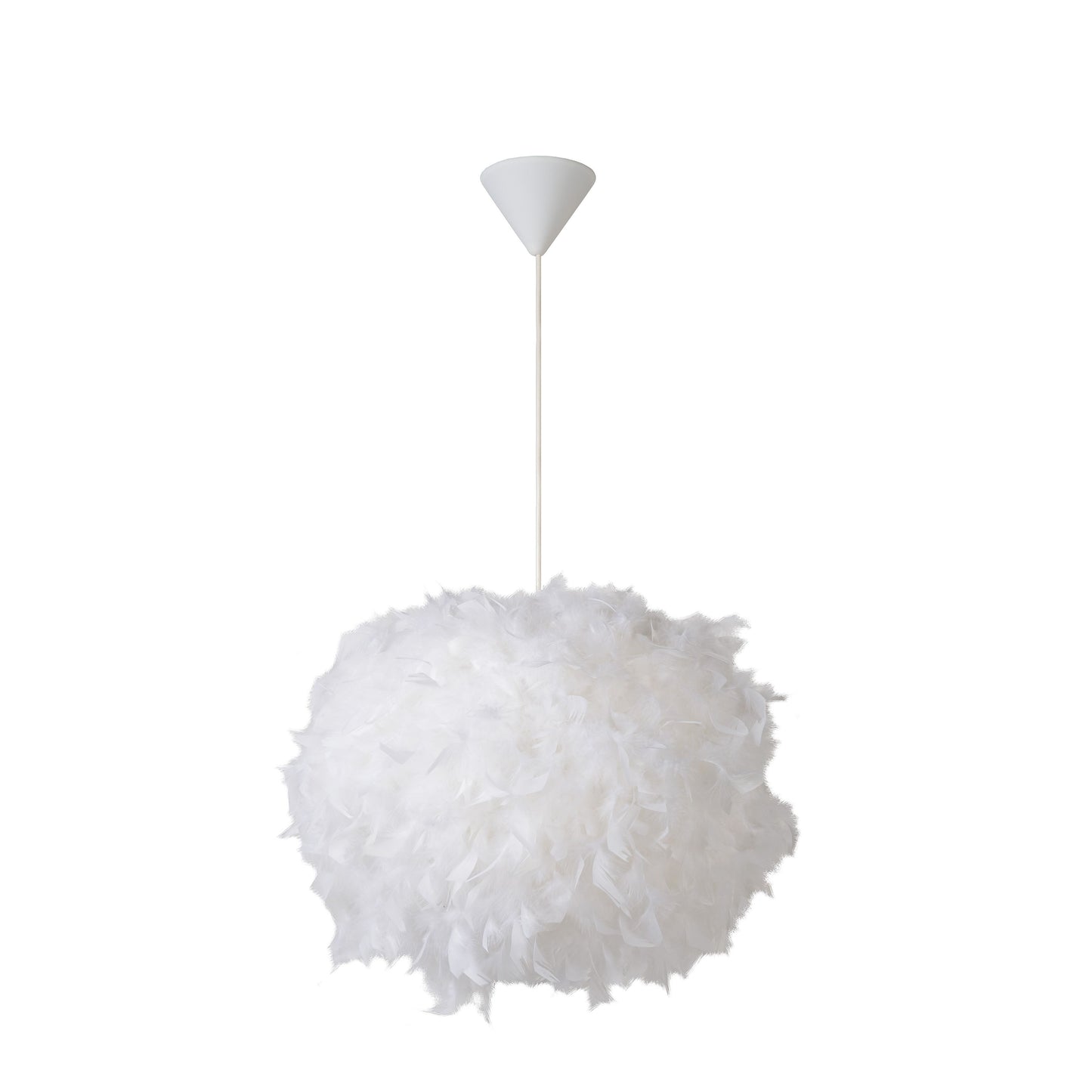 Lucide GOOSY SOFT - Pendant light - Ø 50 cm - 1xE27 - White