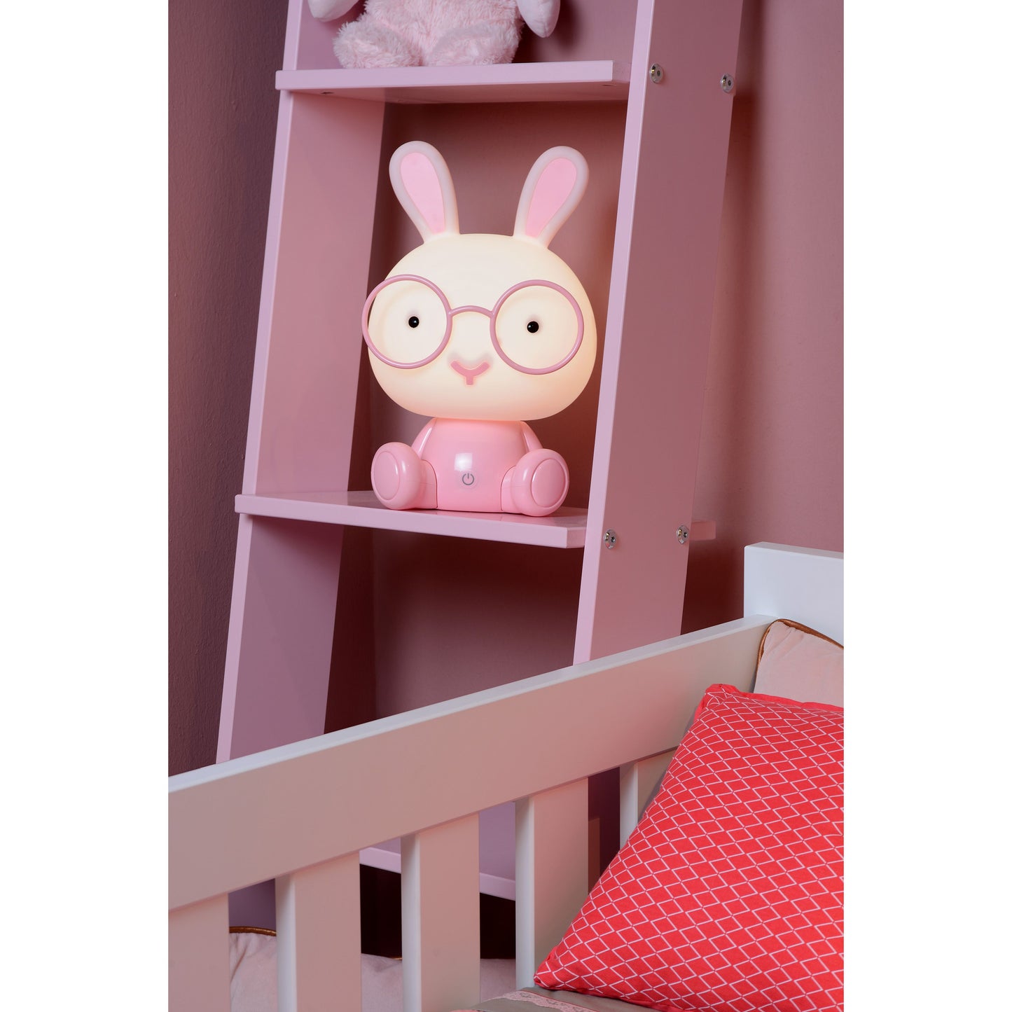 Lucide DODO RABBIT - Table lamp Children - LED Dim. - 1x3W 4000K - 3 StepDim - Pink