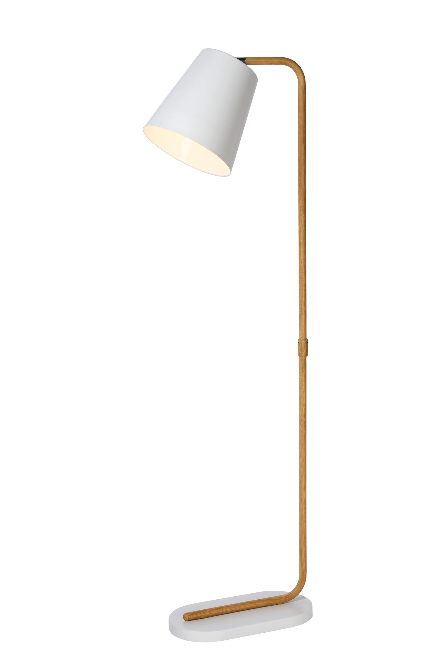 Lucide CONA - Floor lamp - 1xE27 - White