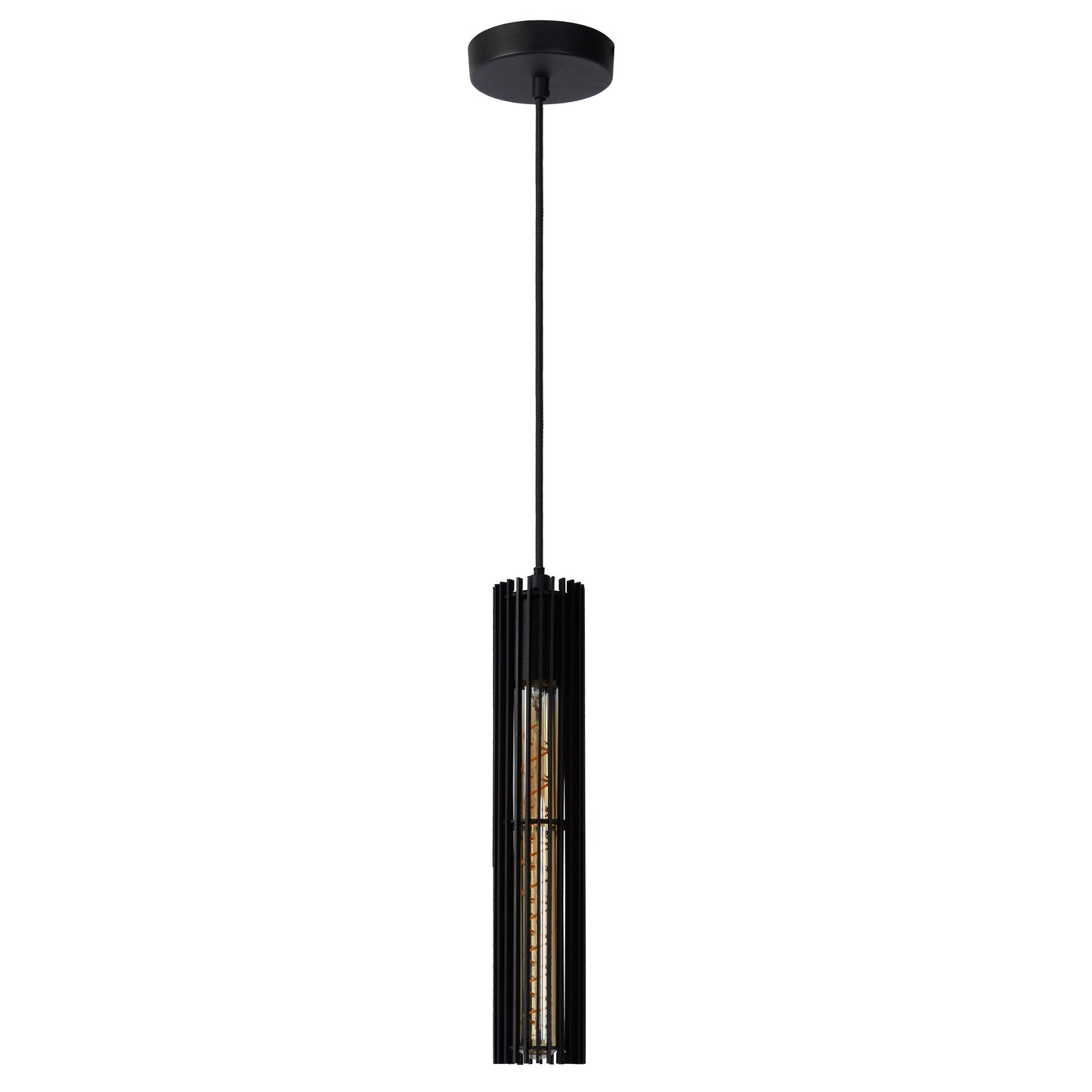 Lucide LIONEL - Pendant light - Ø 6,5 cm - 1xE27 - Black