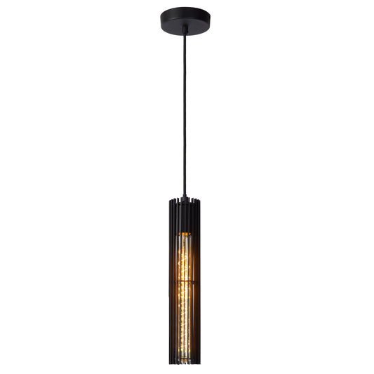 Lucide LIONEL - Pendant light - Ø 6,5 cm - 1xE27 - Black