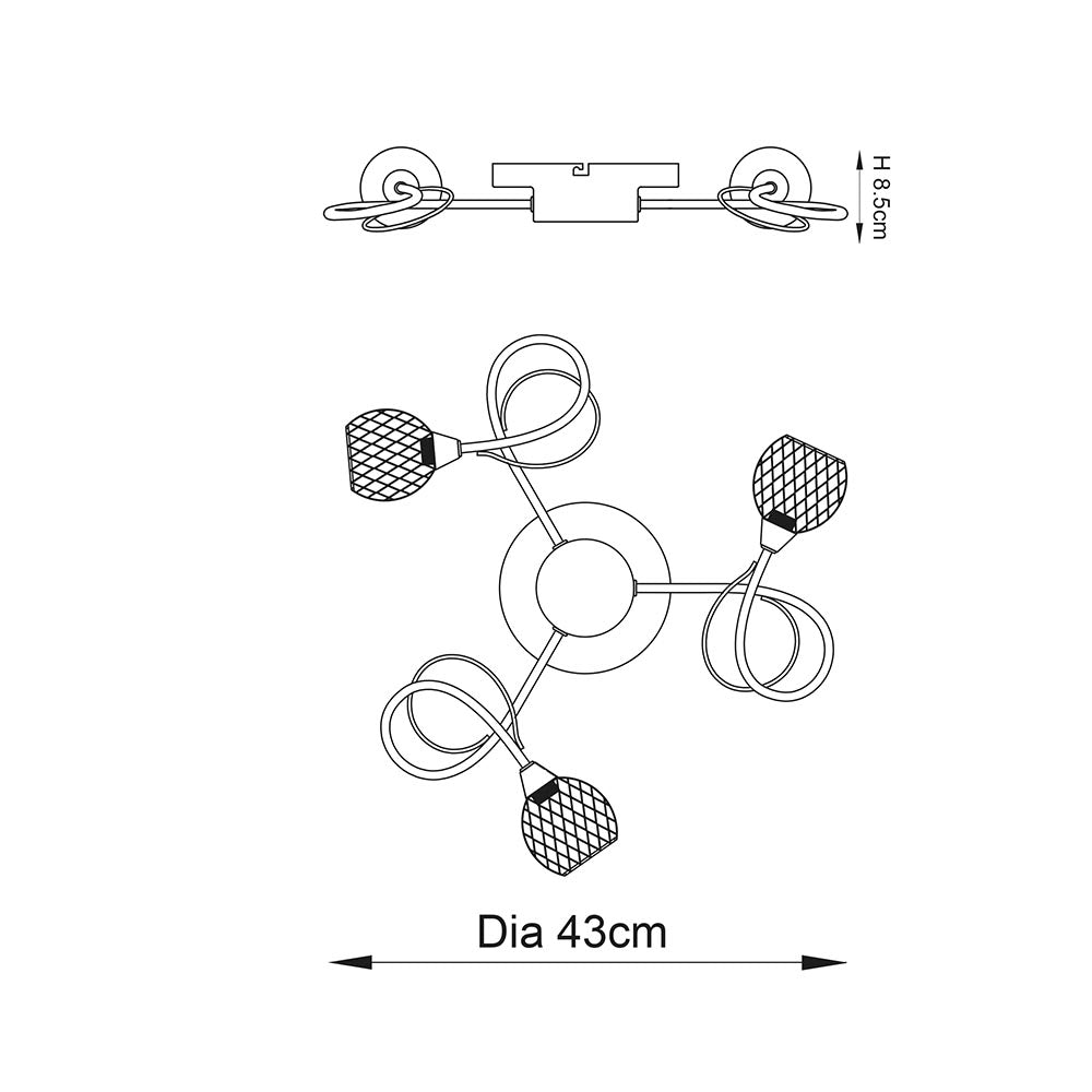 Aherne 3lt semi flush