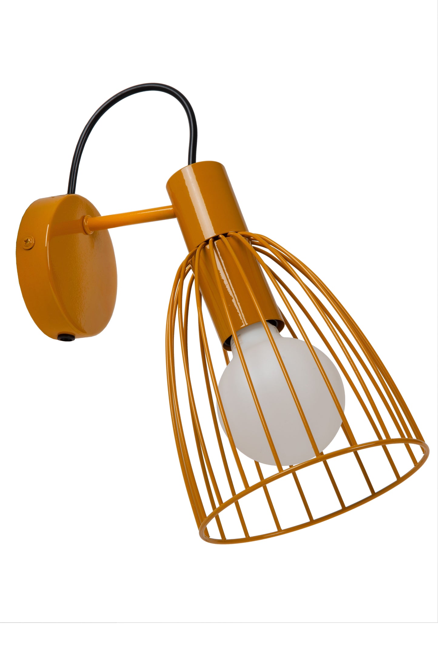 Lucide MACARONS - Wall light - 1xE27 - Ocher Yellow