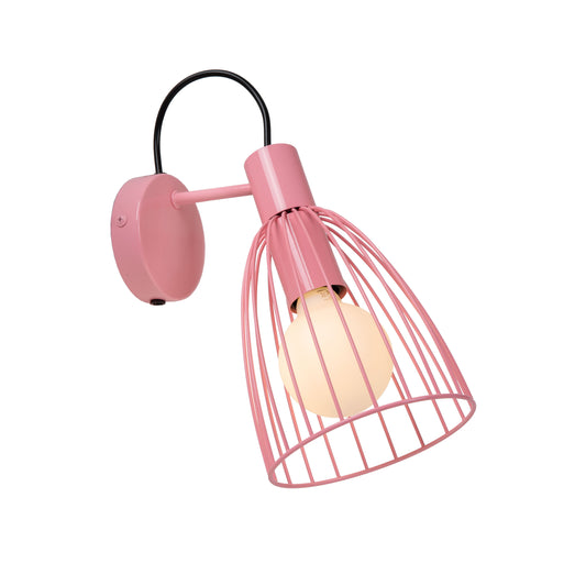 Lucide MACARONS - Wall light - 1xE27 - Pink