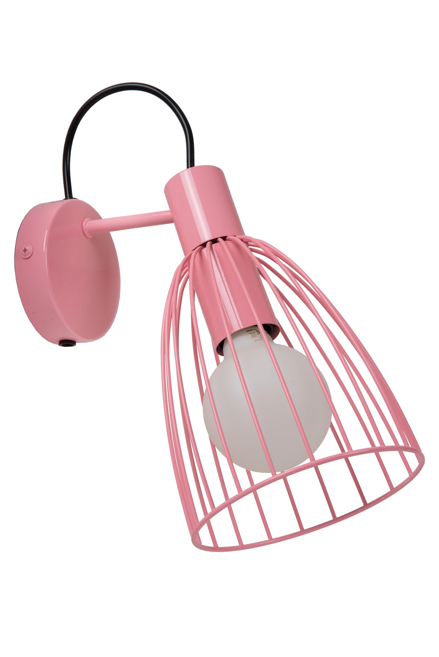 Lucide MACARONS - Wall light - 1xE27 - Pink