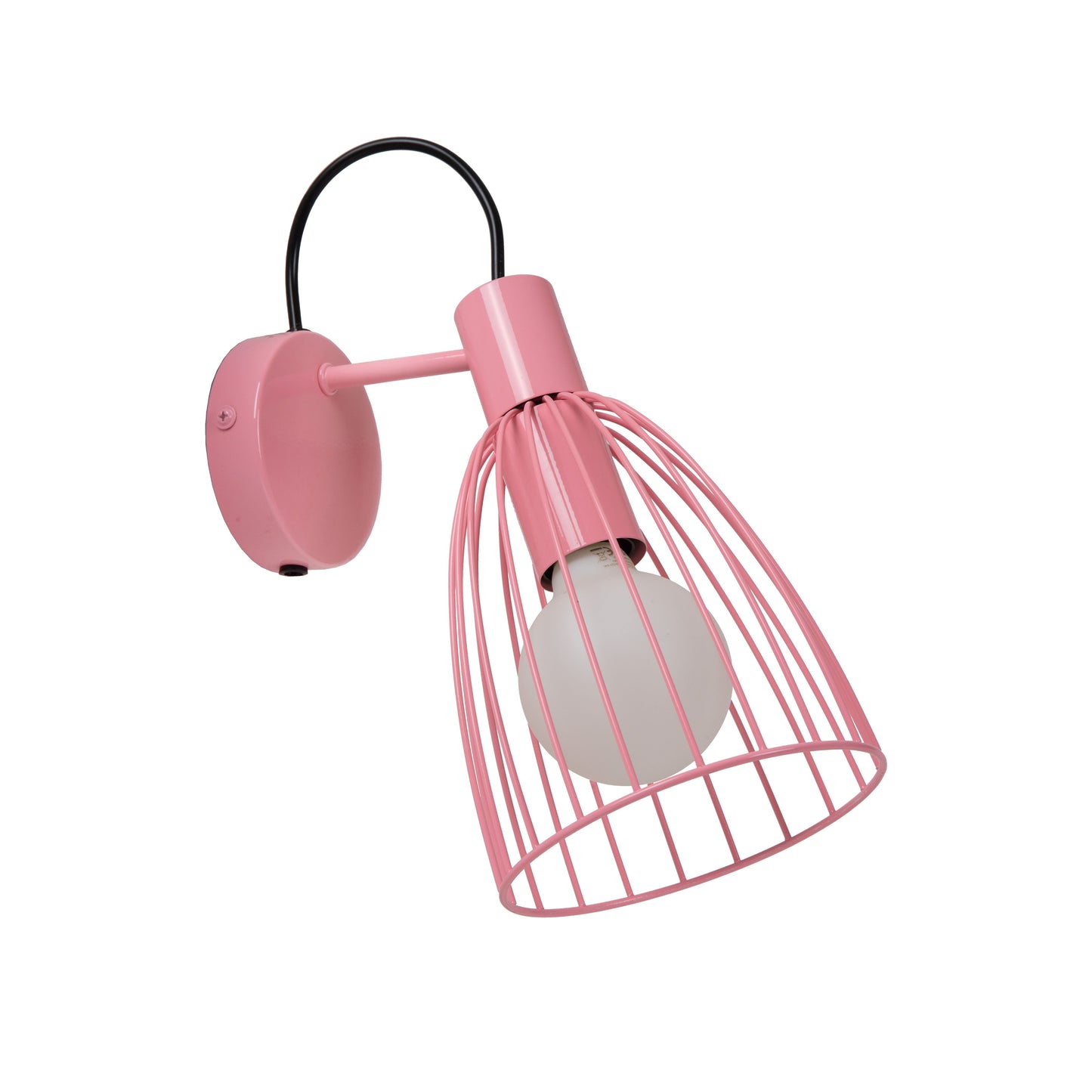 Lucide MACARONS - Wall light - 1xE27 - Pink