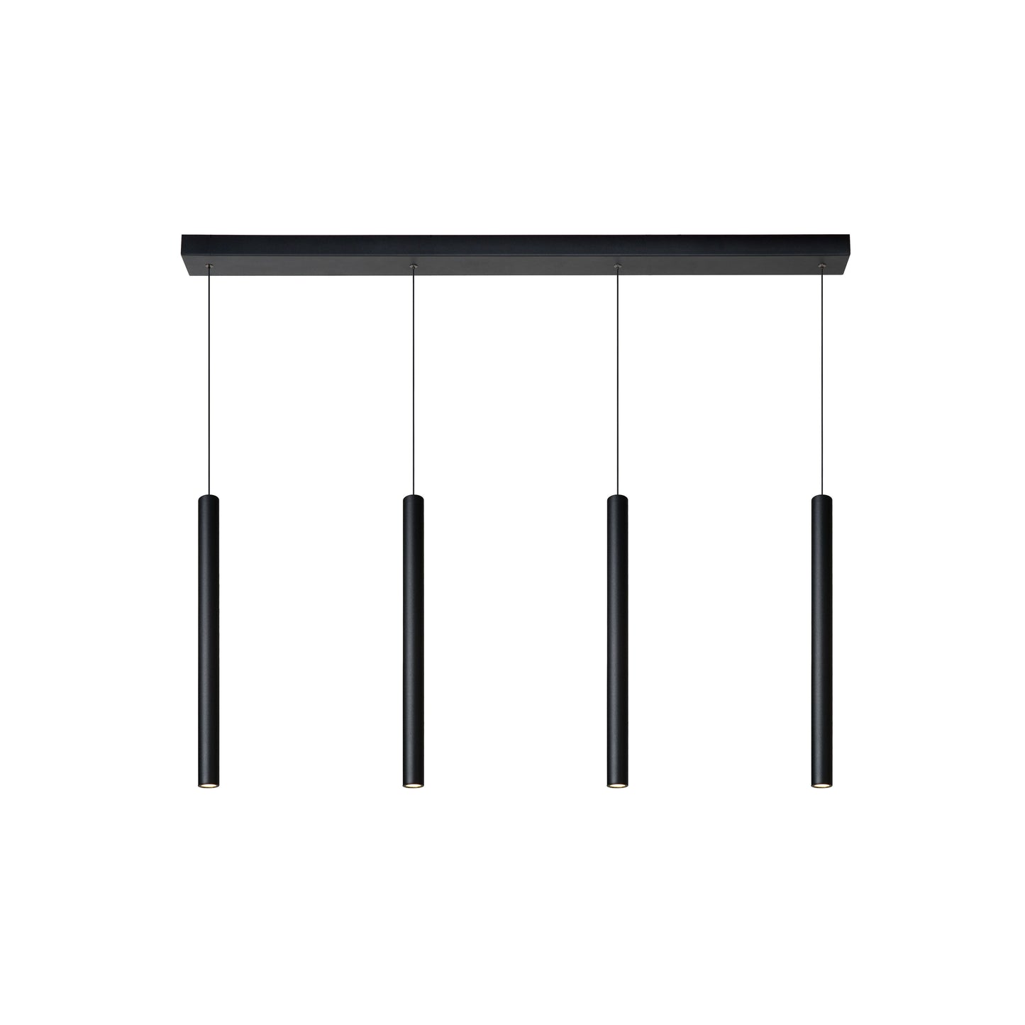 Lucide LORENZ - Pendant light - LED Dim. - 4x4W 3000K - Black