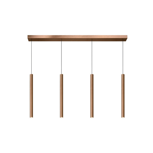 Lucide LORENZ - Pendant light - LED Dim. - 4x4W 3000K - Rust Brown