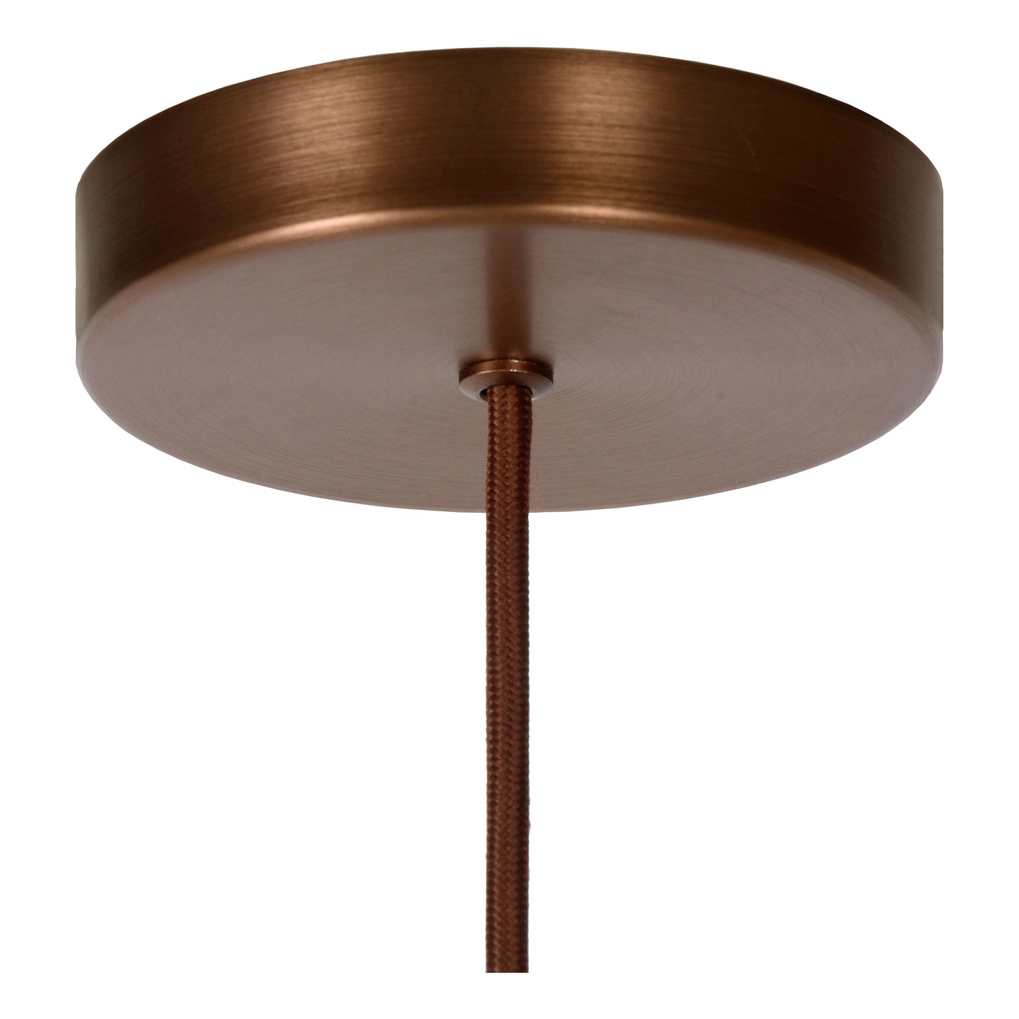 Lucide TOLEDO - Pendant light - Ø 20 cm - 1xE27 - Amber