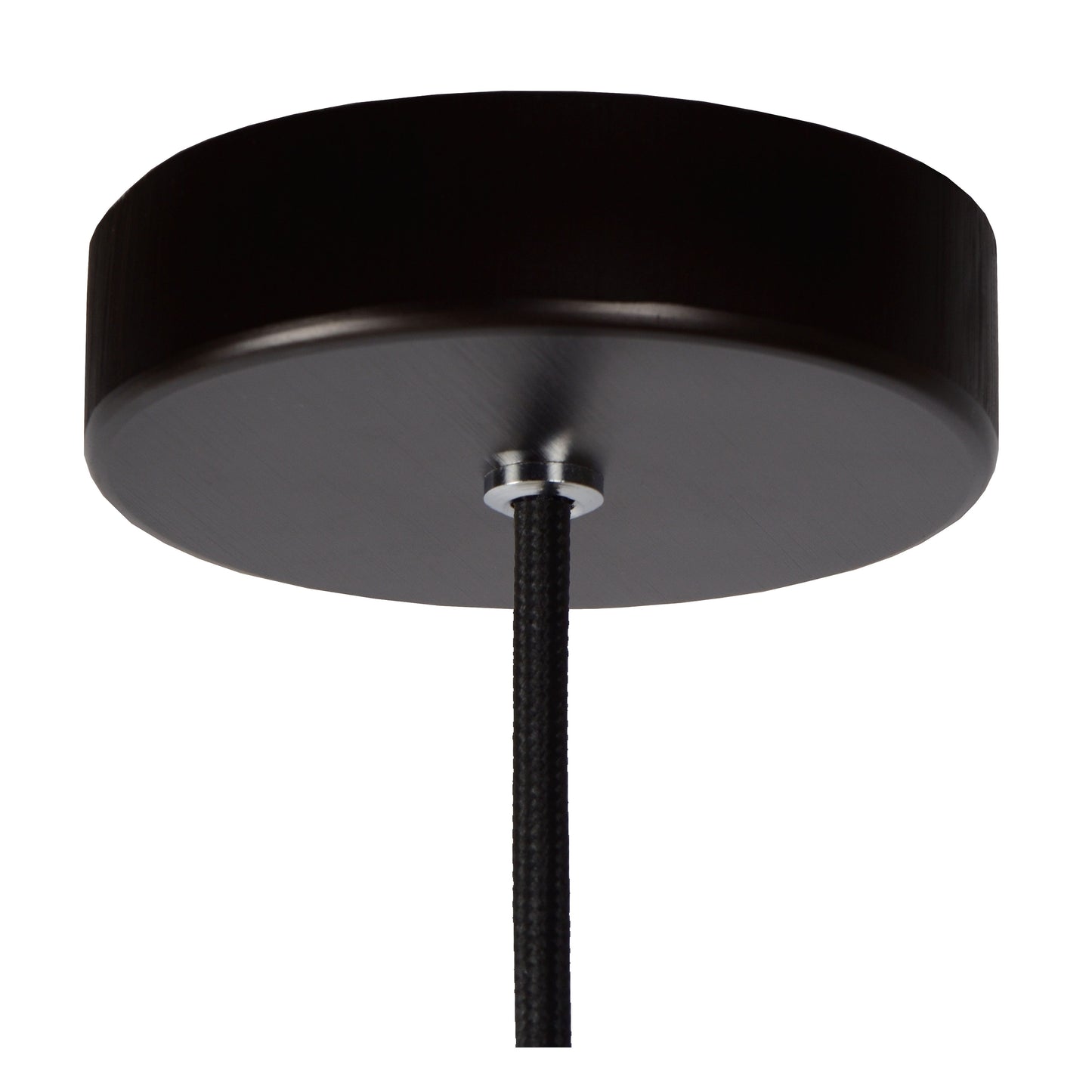 Lucide ZINO - Pendant light - Ø 10 cm - 1xE27 - Smoke Grey