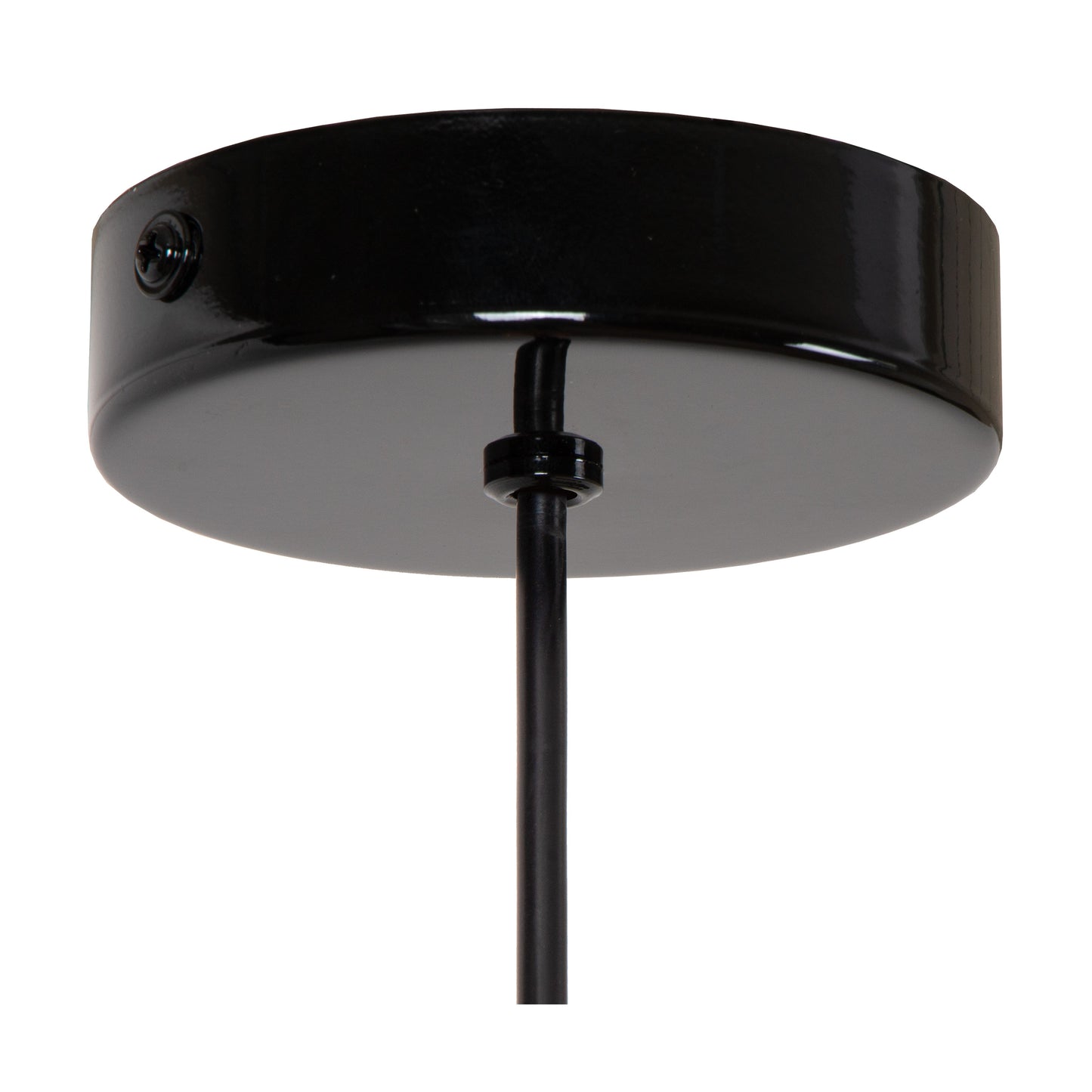 Lucide MACARONS - Pendant light - Ø 24,5 cm - 1xE27 - Black