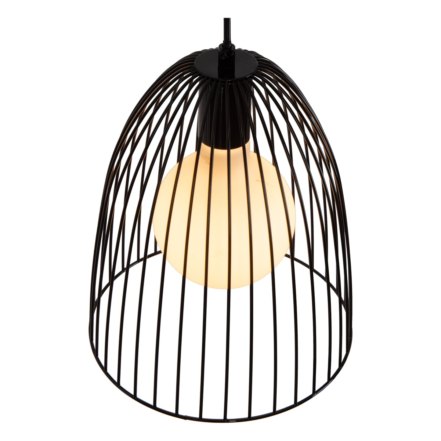 Lucide MACARONS - Pendant light - Ø 24,5 cm - 1xE27 - Black